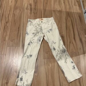 Sustainable Denim Organic Cotton Floral Jeans - Woven in 🇮🇹 Italy